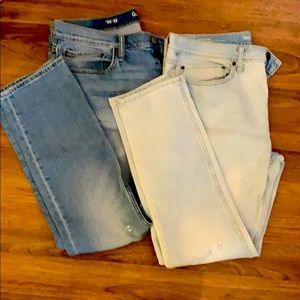 2 pair jeans